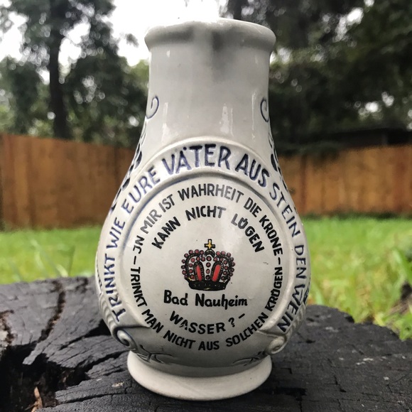 Vintage German Ceramic Wine Decanter - Picture 7 of 7